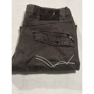Ecko Unltd Mens Jeans 36x32 Y2K Streetwear Straight Fit Skater Gray Hip Hop